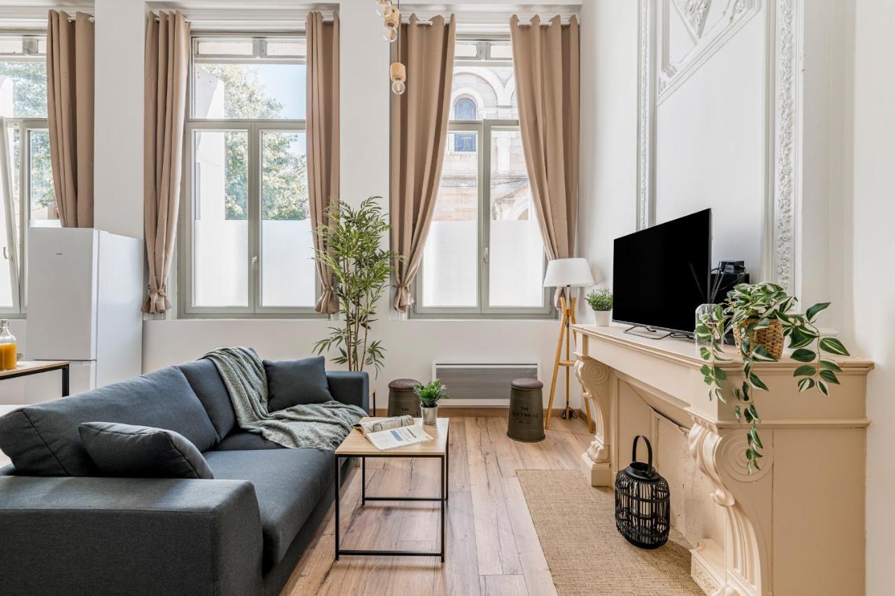 Charmant & Spacieux Appartement En Coeur De Ville Saint-Etienne  Dış mekan fotoğraf
